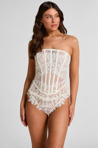 Hunkemöller Corset Chalice Blanc
