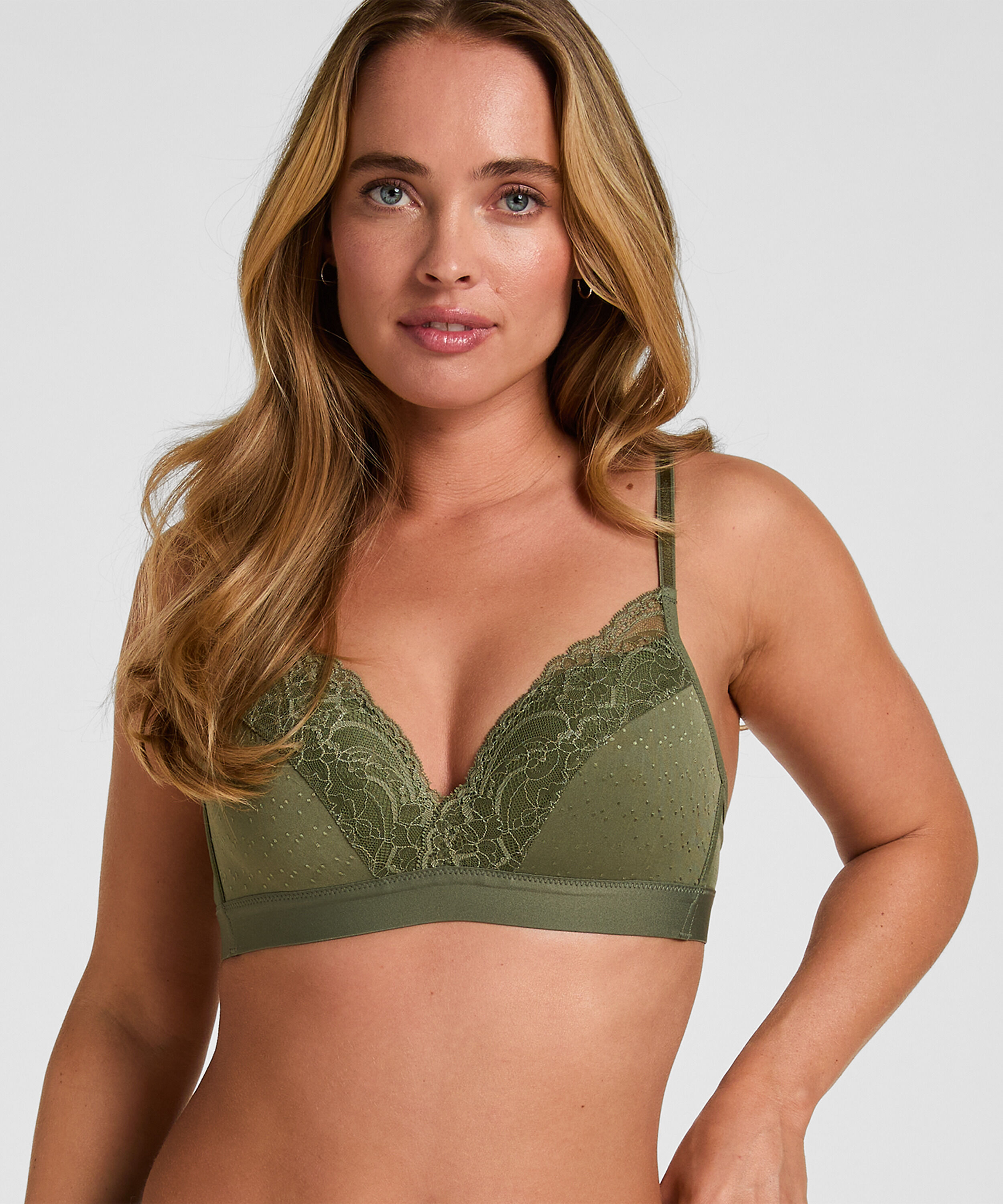 Soutien-gorge sans armatures préformé Sophie, Vert