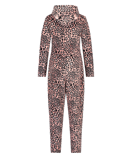Onesie léopard, Rose