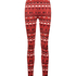Legging Velours, Rouge