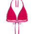 Haut de bikini triangle Cali, Rose