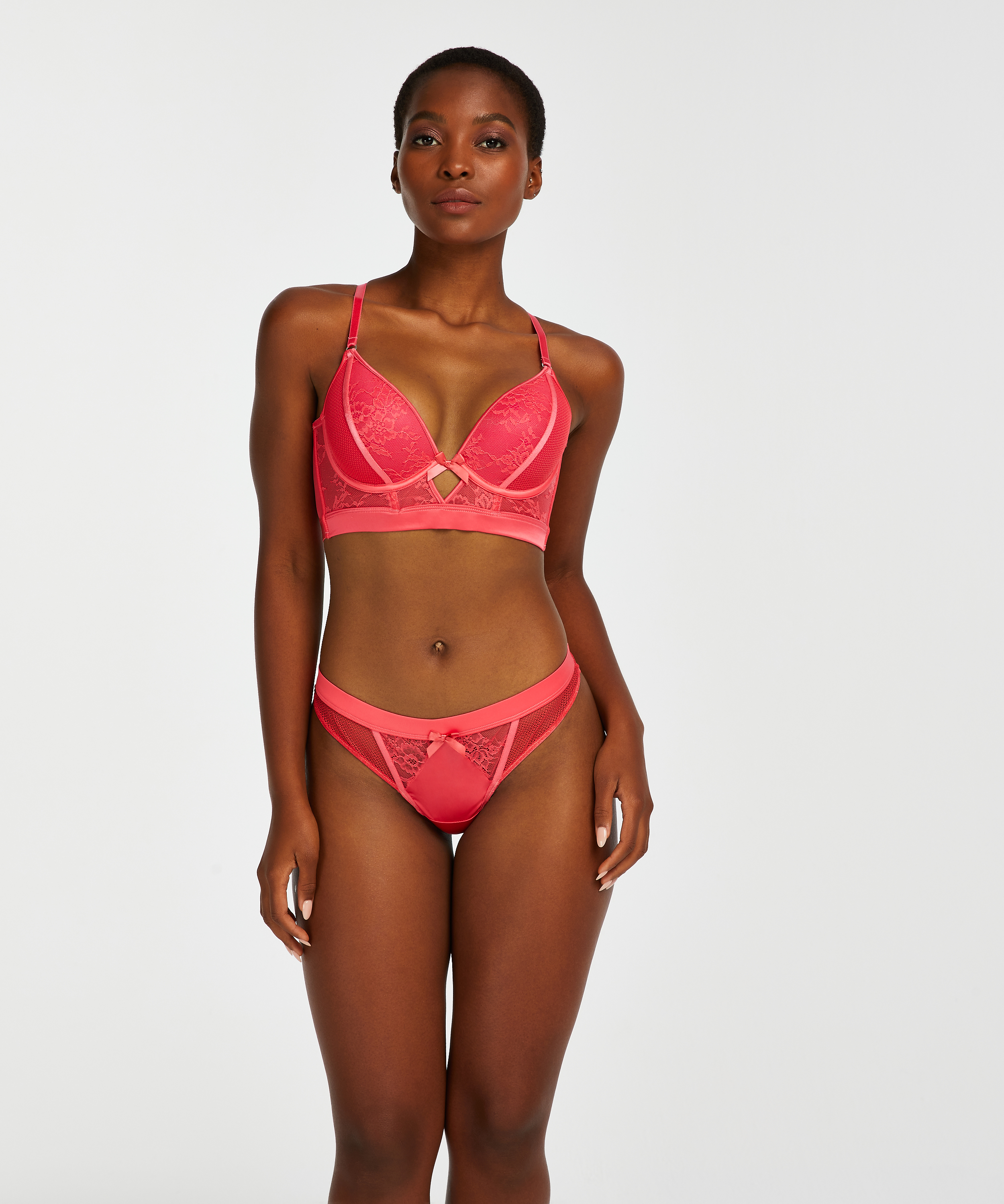 Soutien-gorge à armatures préformé Duckie, Rouge, main