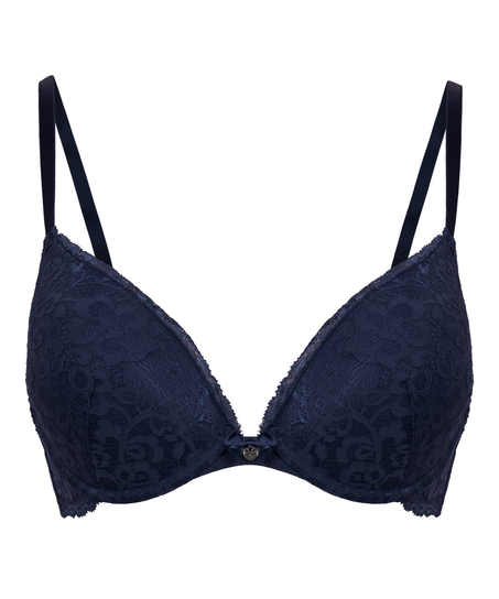 Soutien-gorge &agrave; armatures pr&eacute;form&eacute; push-up Marine, Bleu