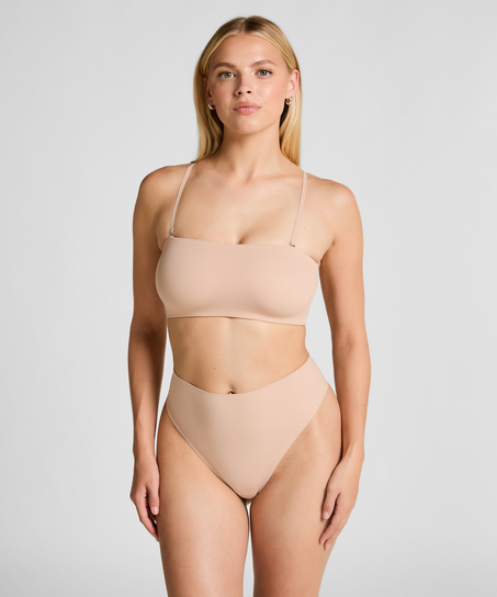 Bandeau Bralette Smooth, Beige