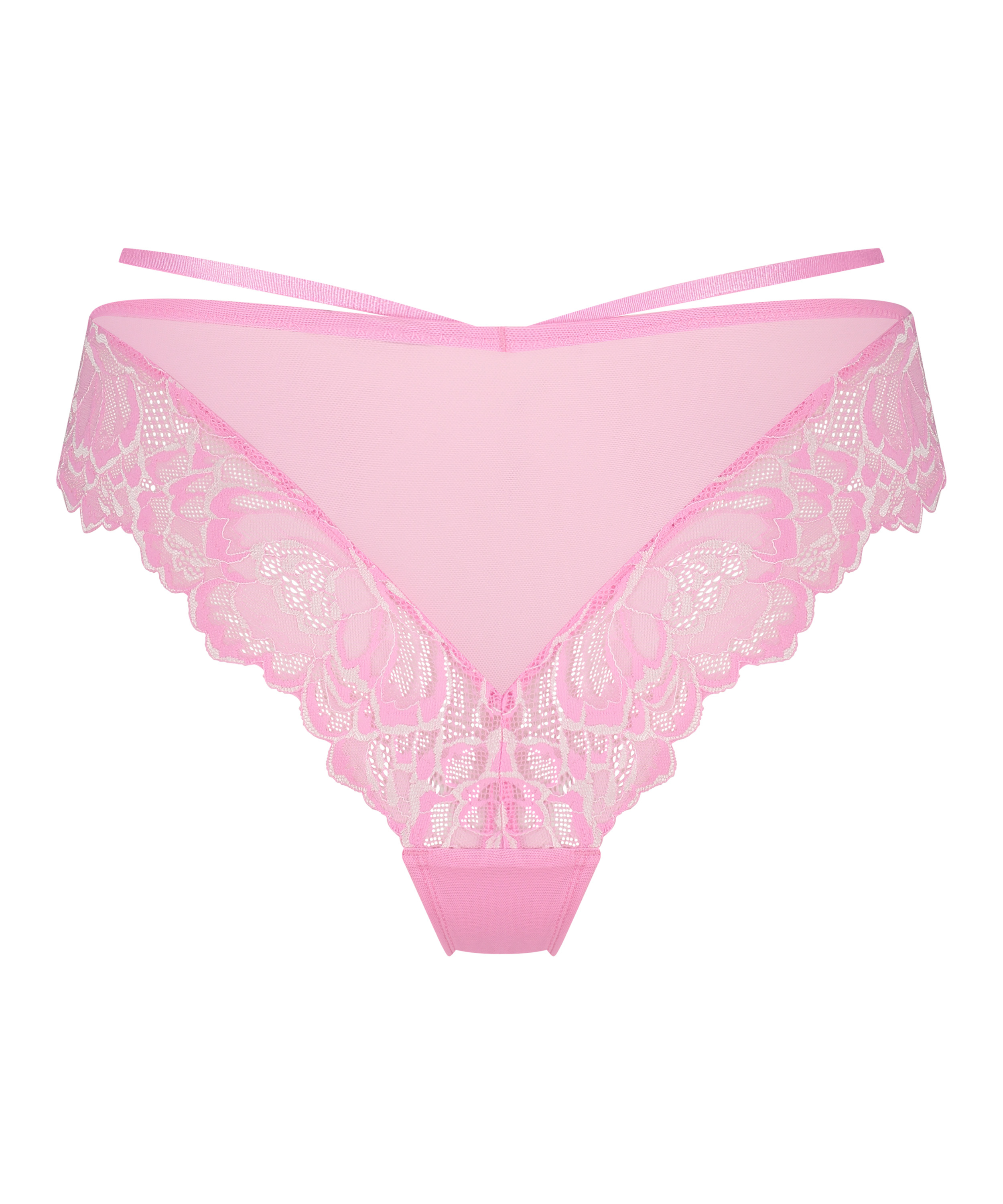 Slip brésilien Alexia, Rose, main