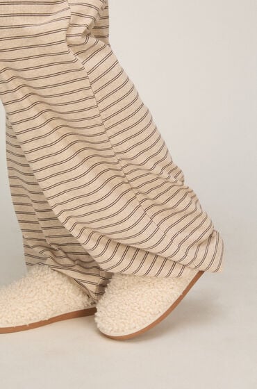 Hunkemöller Chaussons Curly Fur Blanc