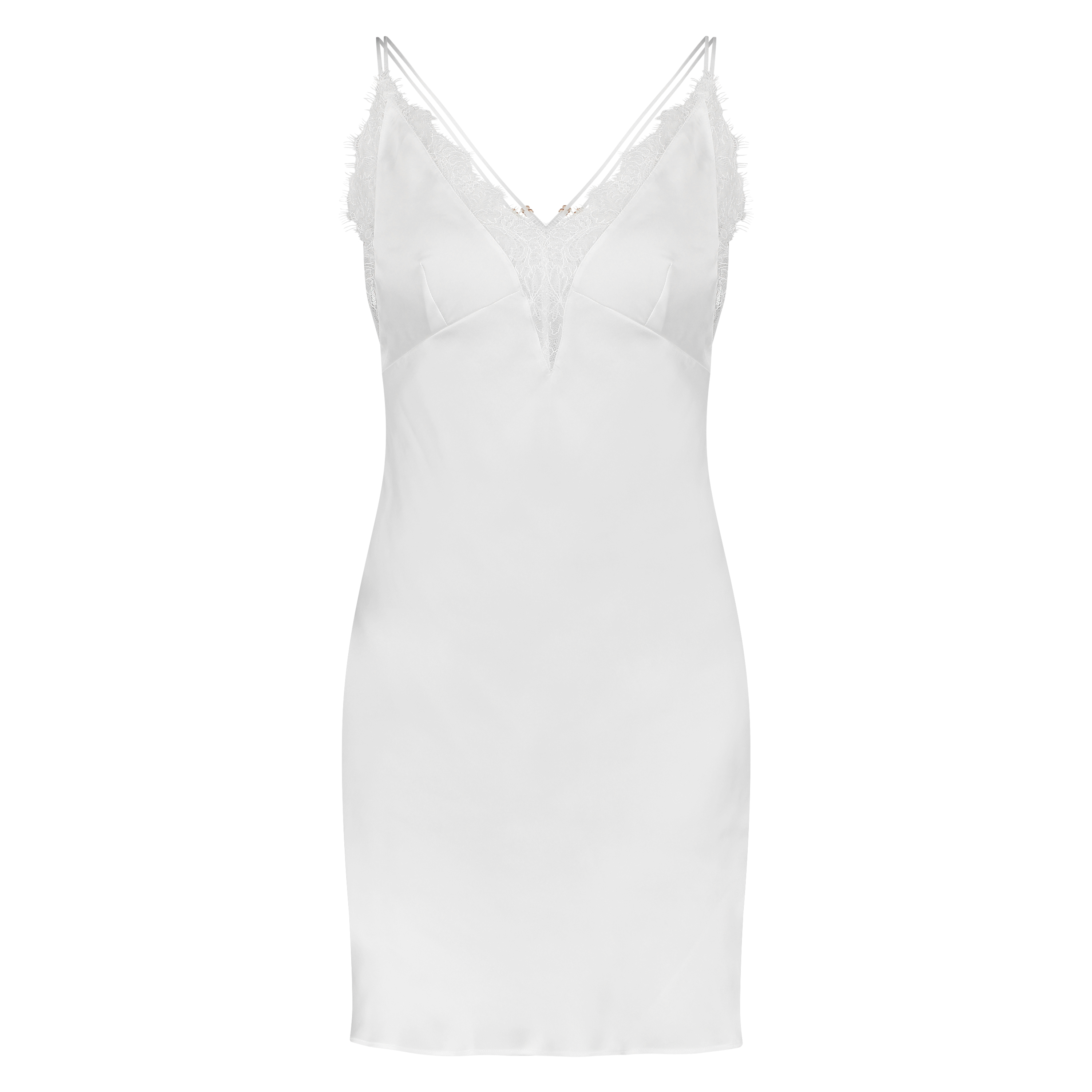Nuisette Satin Lily, Blanc, main