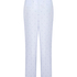Pantalon Cotton Stripe Heart, Bleu