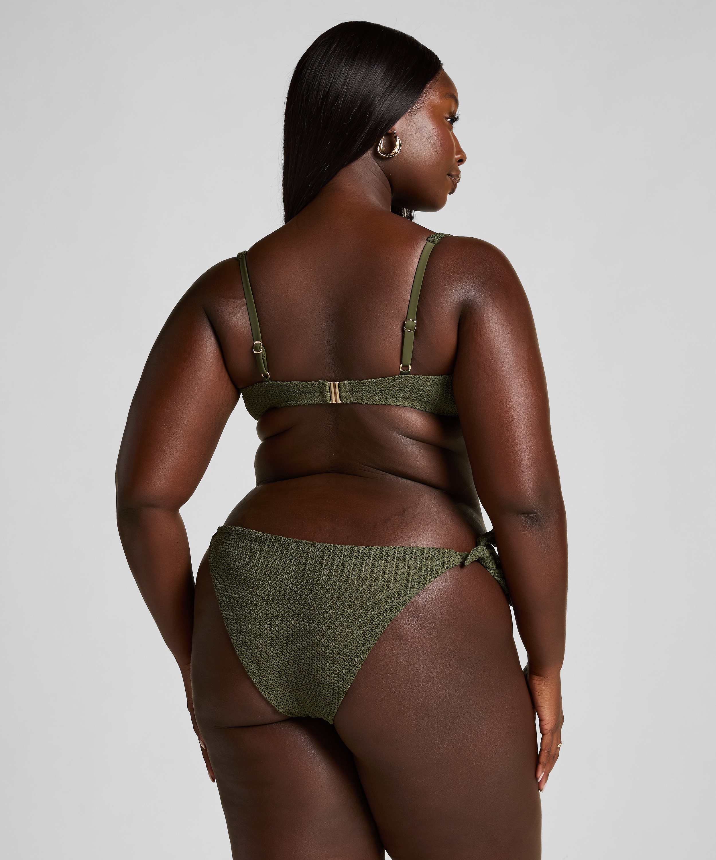 Haut de bikini à armatures non rembourré Cairo, Vert, main