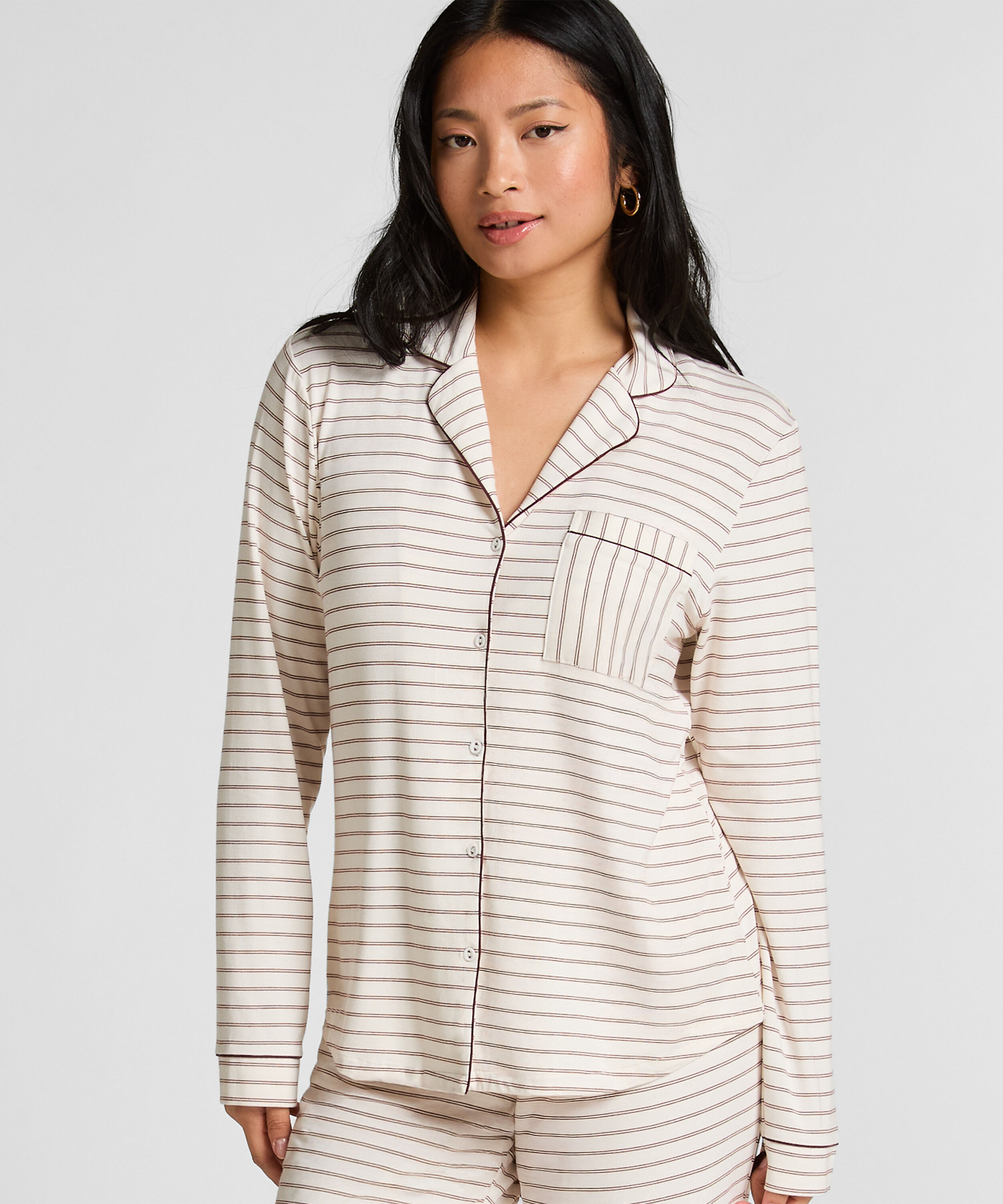 Veste à manches longues en jersey Essential, Blanc Veste à manches longues en jersey Essential, Blanc