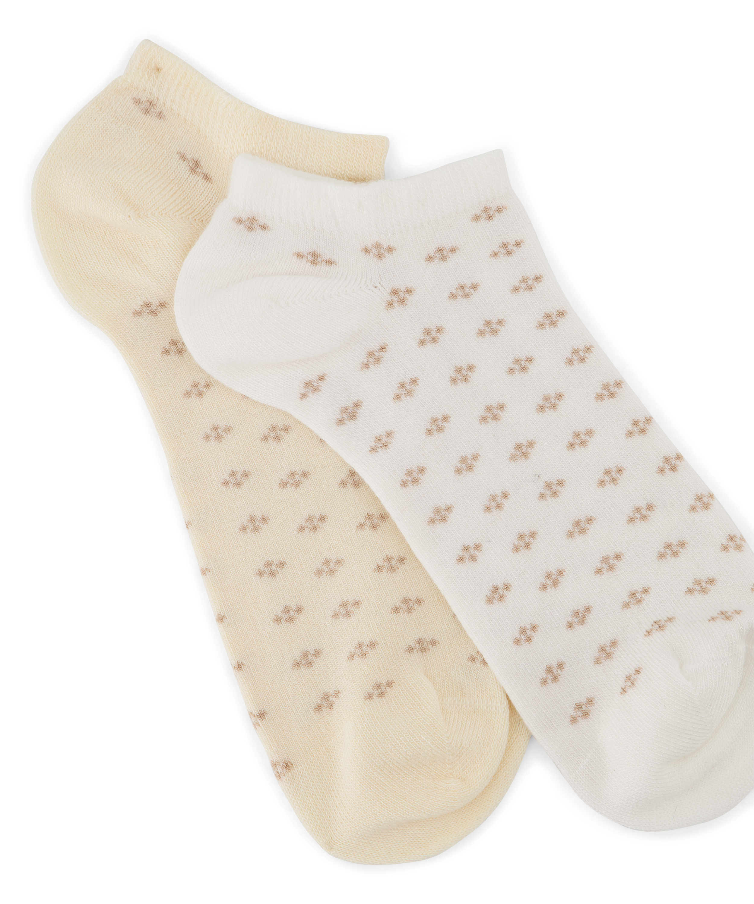 2 Paires de Chaussettes, Blanc, main