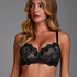 Soutien-gorge à armatures préformé Helena, Noir