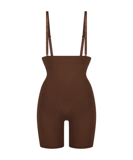 Gaine sans coutures pour les cuisses, Marron