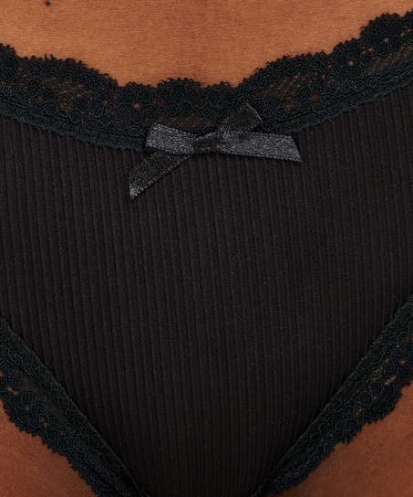 Slip brésilien Jessica, Noir