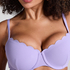 Haut de bikini préformé à armatures Scallop, Violet