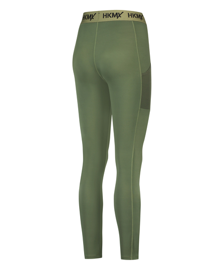Legging de sport taille normale HKMX, Vert