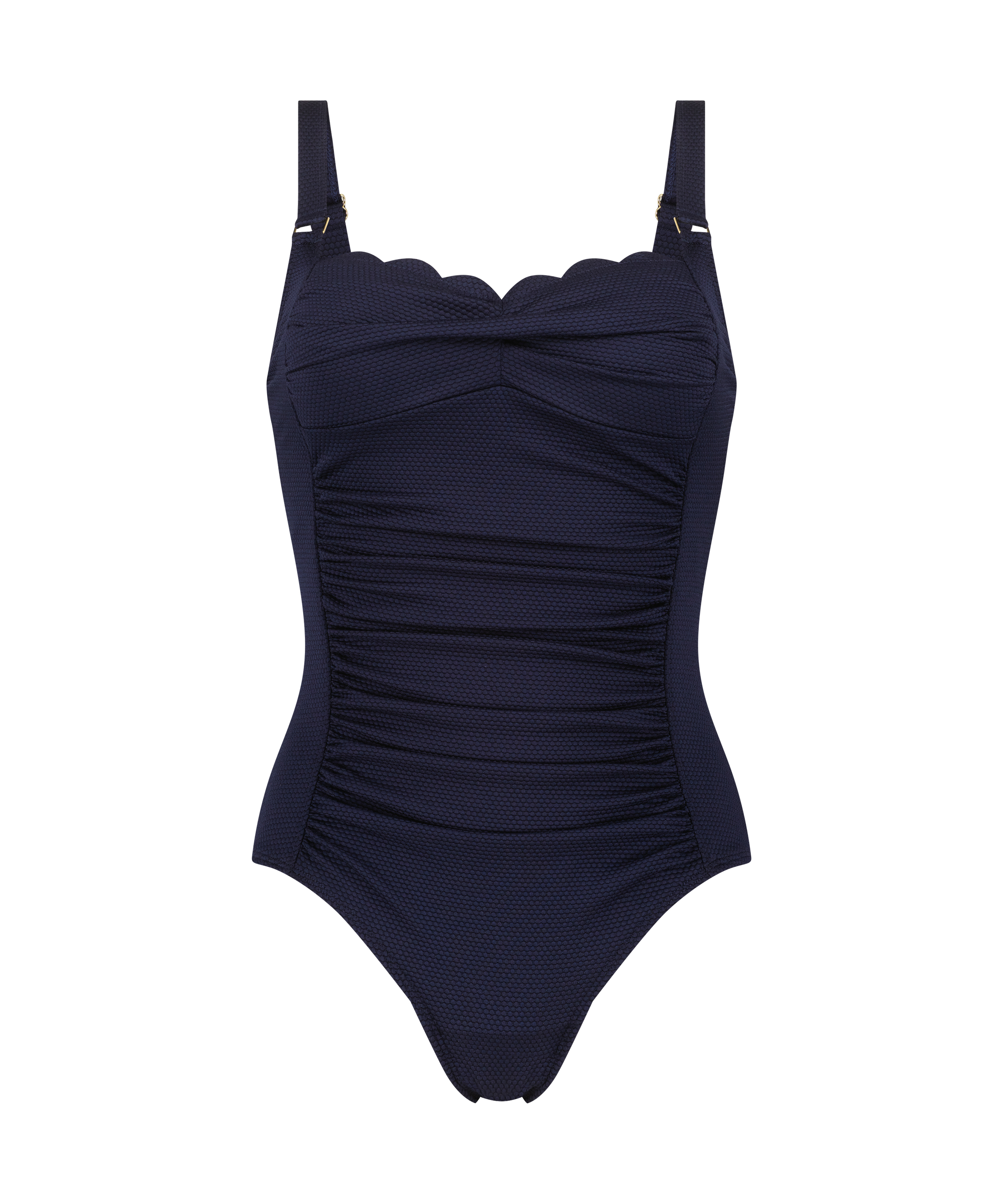 Maillot de bain Scallop, Bleu, main
