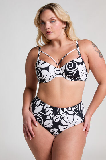 Hunkemöller Bas de bikini Rio Maurice Noir