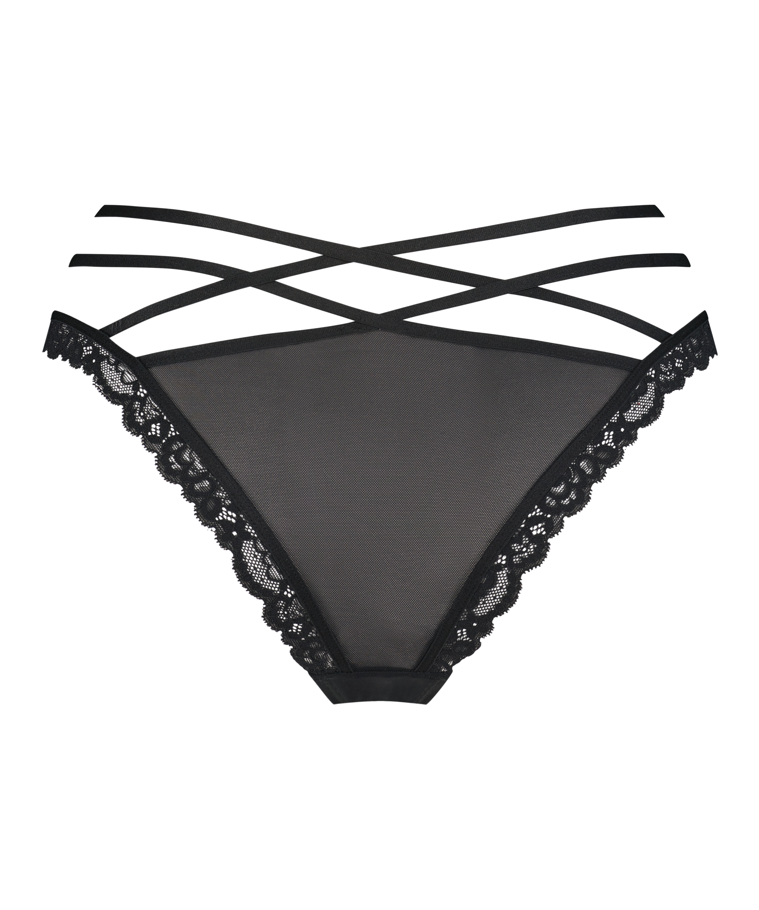 Slip brésilien Jojo, Noir, main