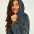 Robe polaire Snuggle Lounge, Bleu