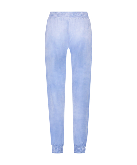 Pantalon de jogging Velours, Bleu