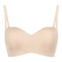 Soutien-gorge push-up sans bretelles à armatures préformé Smooth, Beige
