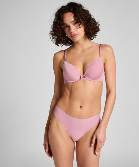 Invisible string Lace Back, Rose