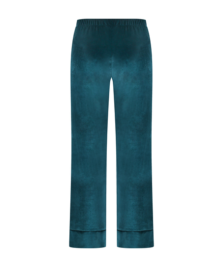 Pantalon de jogging Velours, Bleu