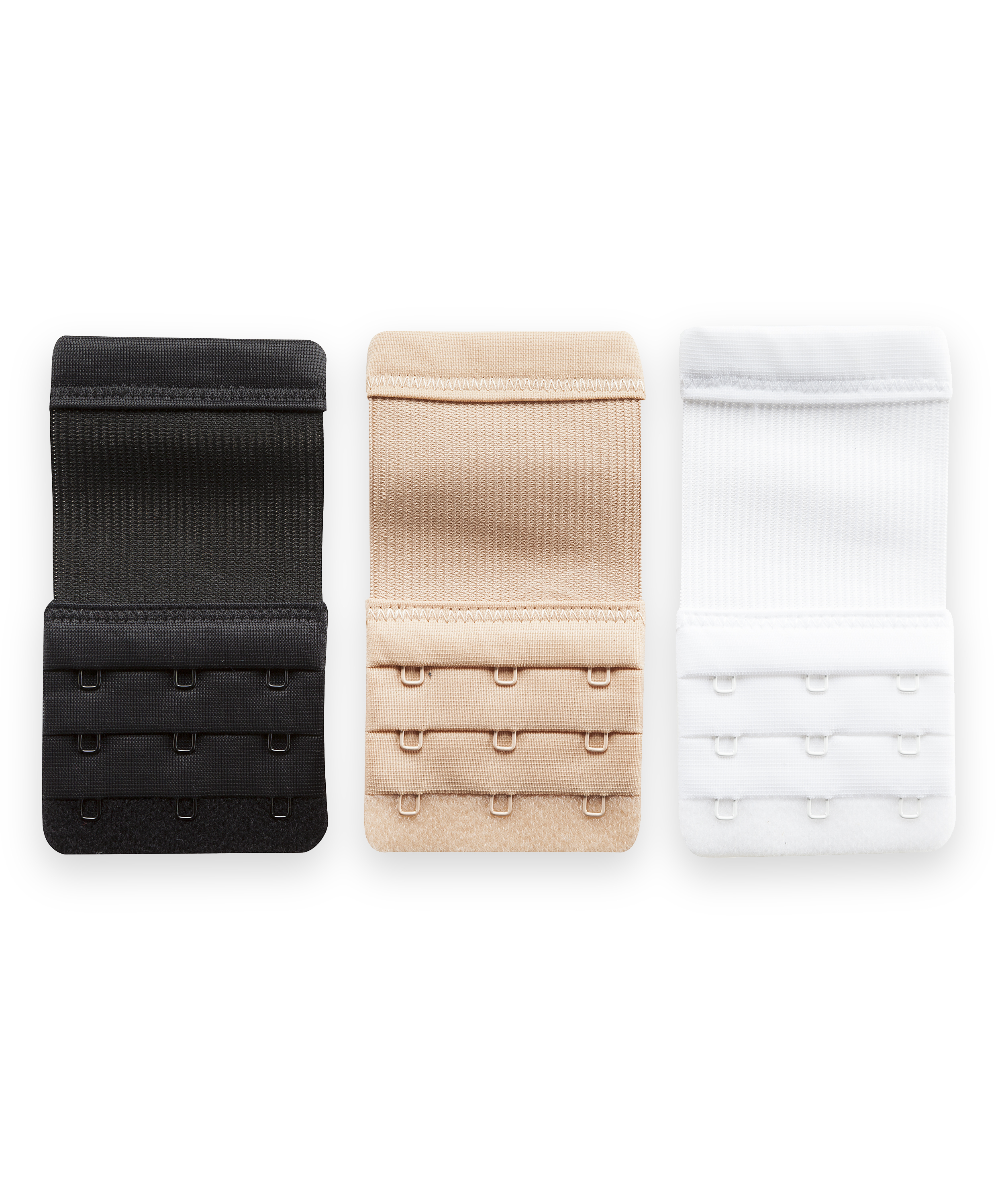 Lot de 3 extensions pour soutien-gorge, Blanc, main
