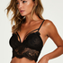 Brassière Longline Donatella, Noir