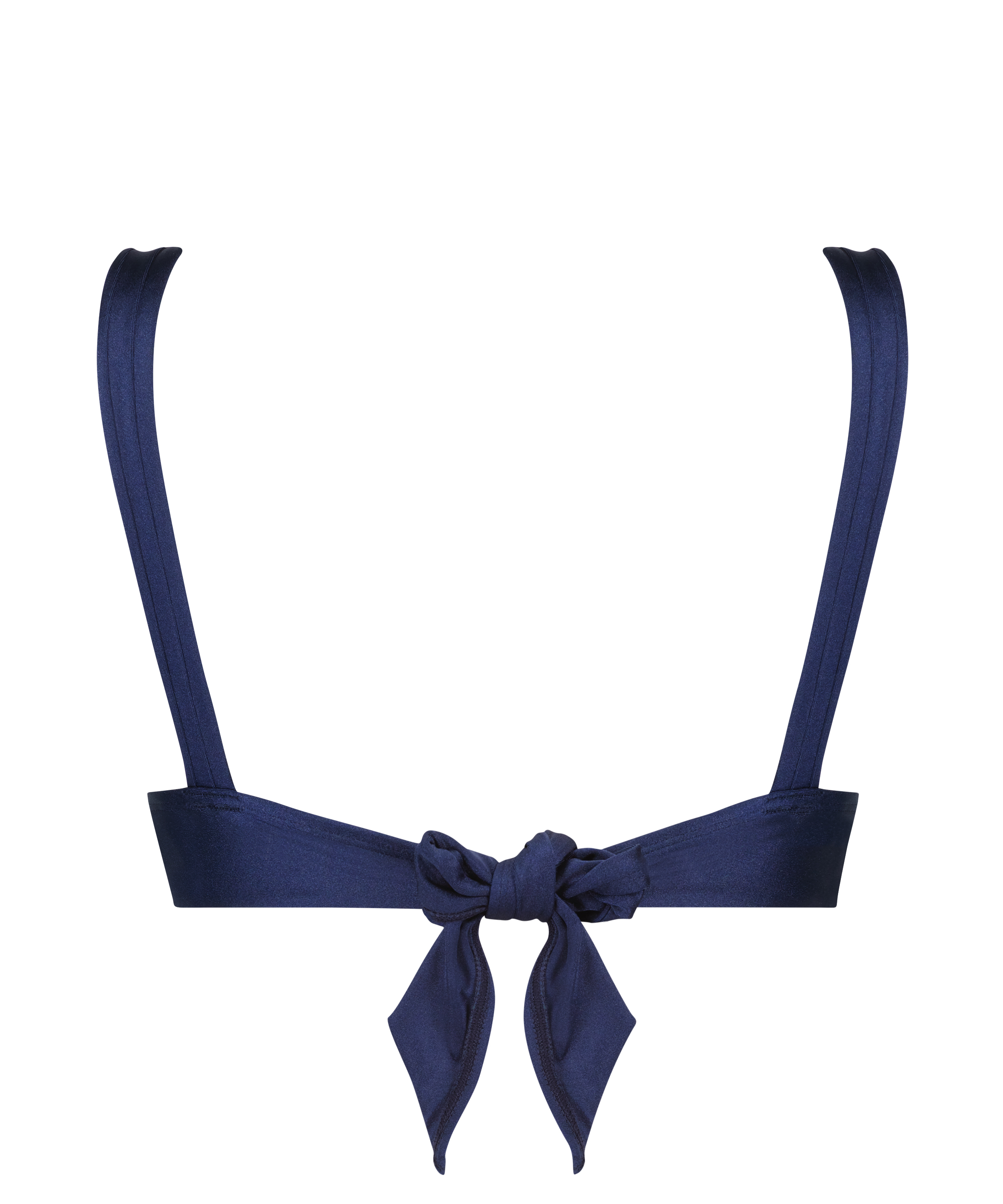 Haut de bikini triangle Luxe, Bleu, main