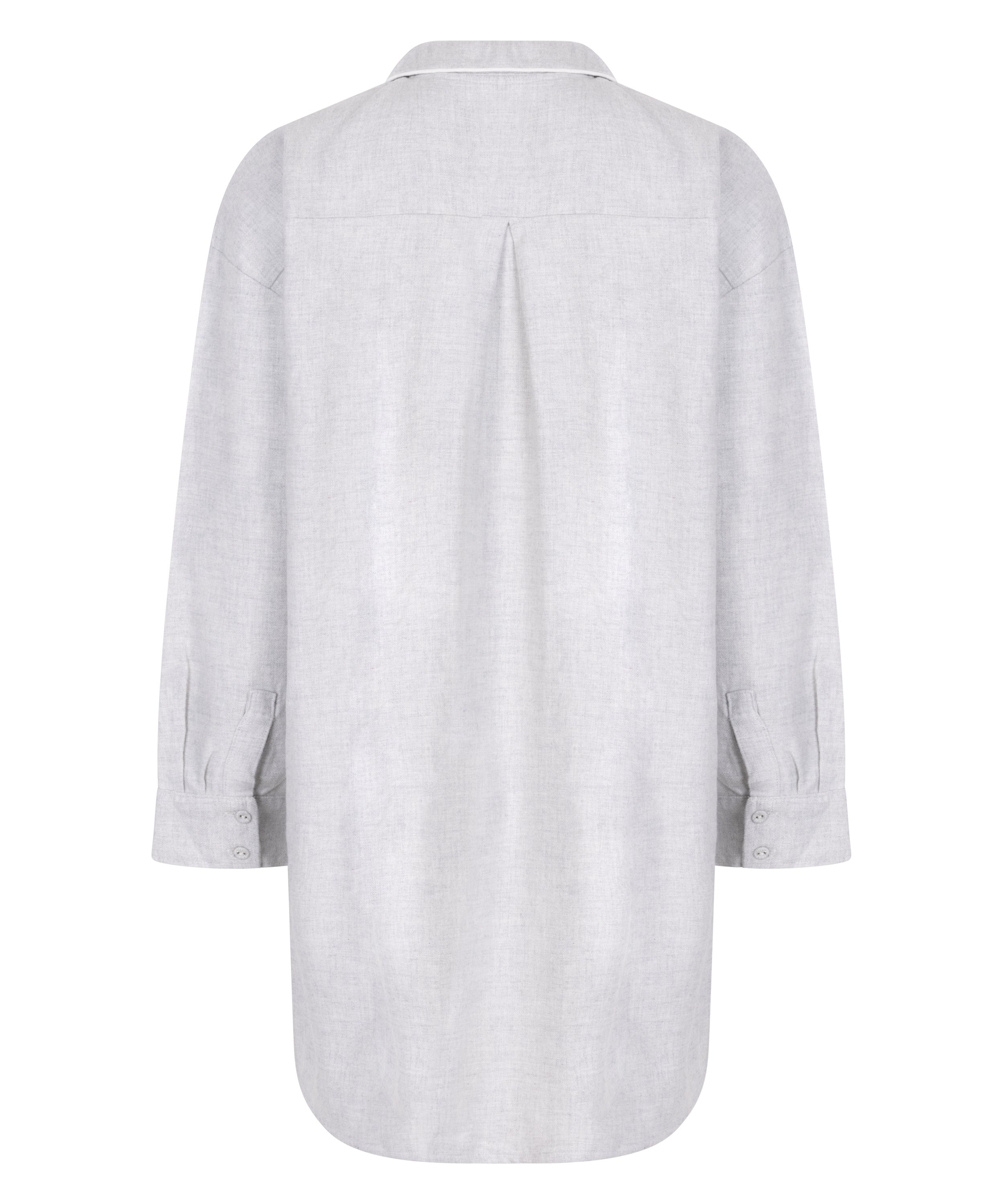 Chemise de nuit Flanel, Gris, main
