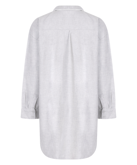 Chemise de nuit Flanel, Gris