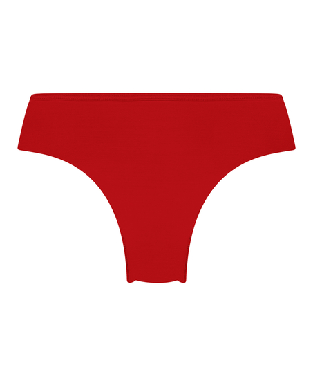 Slip brésilien iInvisible Lace Back, Rouge