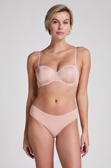 Hunkemöller Slip Bresilien en Coton Kira Beige