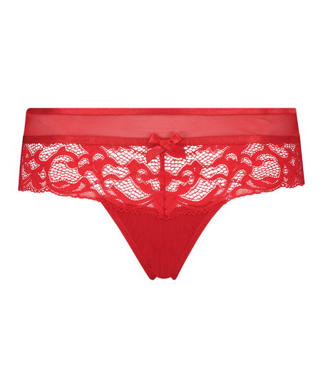 Boxer string Phoebe, Rouge
