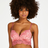 Soutien-gorge pr&eacute;form&eacute; sans armatures longline Shiloh, Rose