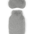 Bouillotte Masque de nuit ensemble, Gris