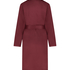 Peignoir en polaire satinée, Rouge