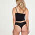 Slip br&eacute;silien en forme de V Vixen, Noir