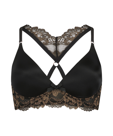 Soutien-gorge rembourré sans armature Lexi, Noir