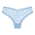 Slip brésilien V-shape Zena, Bleu