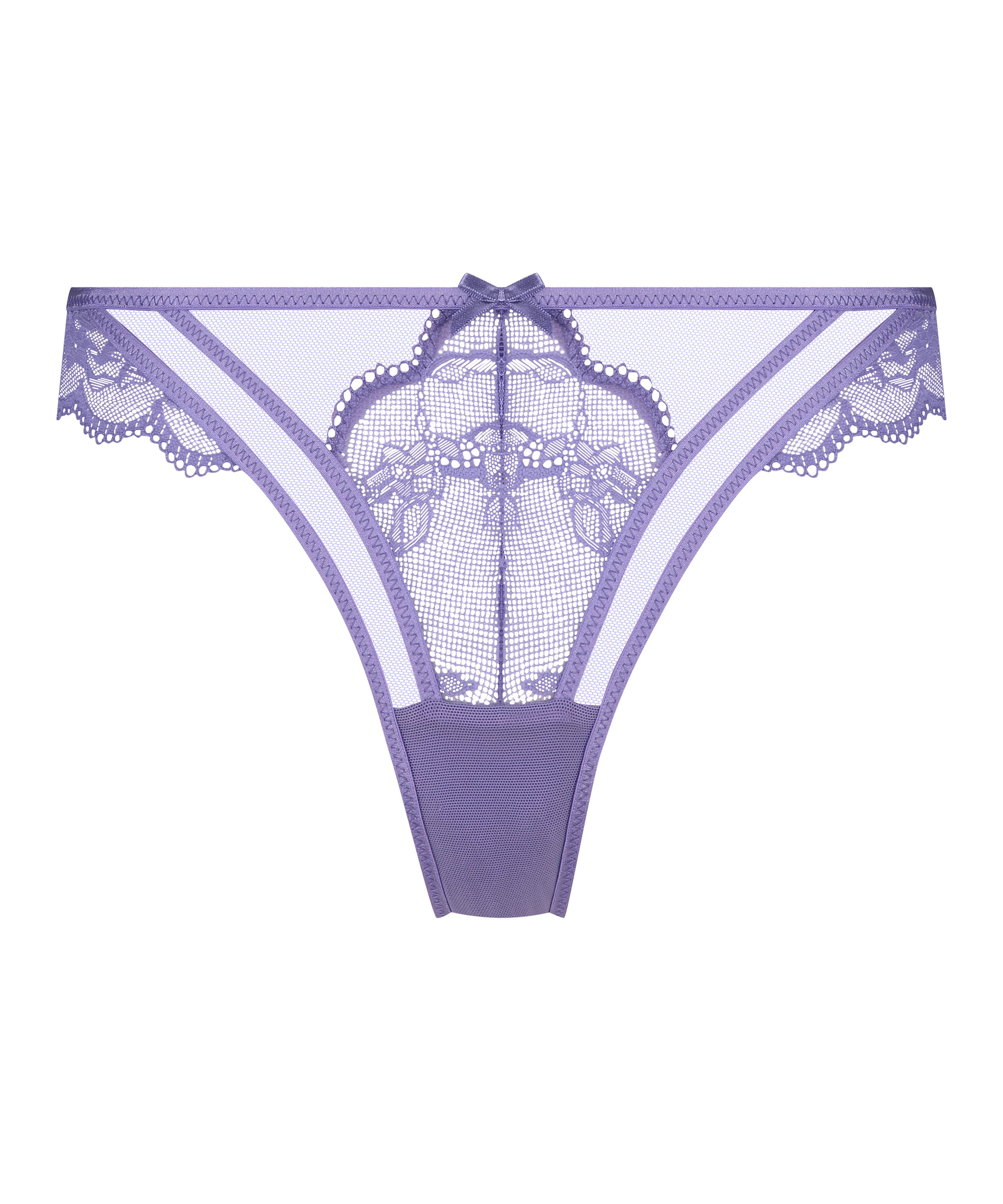 Slip brésilien Lorna, Violet, main
