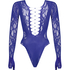 Bodysuit Statement, Bleu