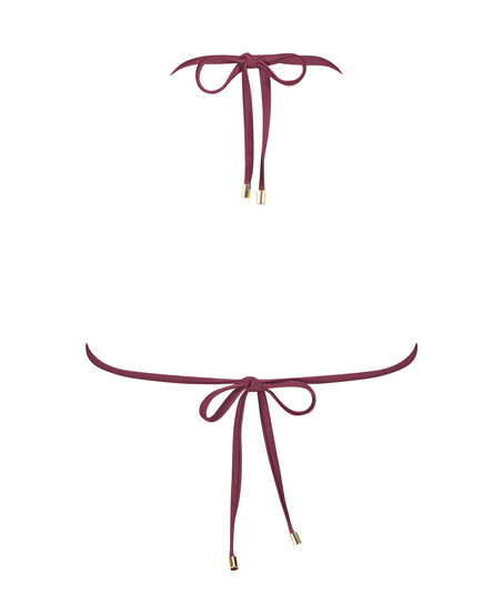 Haut de bikini triangle Yucatan, Rouge