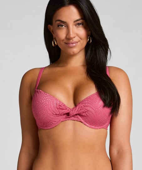 Haut de bikini rembourré sans armatures Lanai, Rose