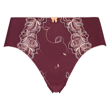 Slip taille haute Diva, Rouge