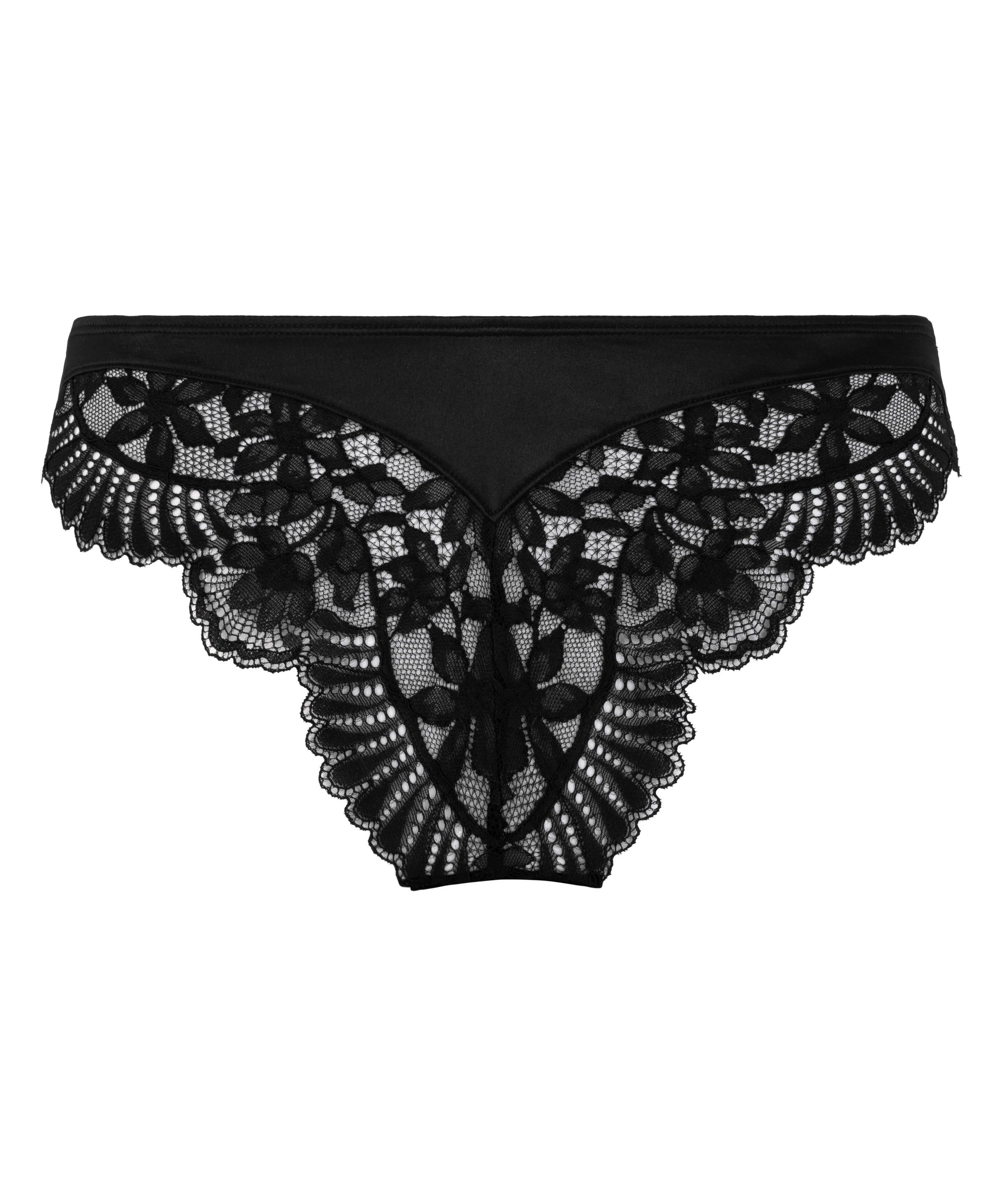 Culotte brésilienne Poppy, Noir, main