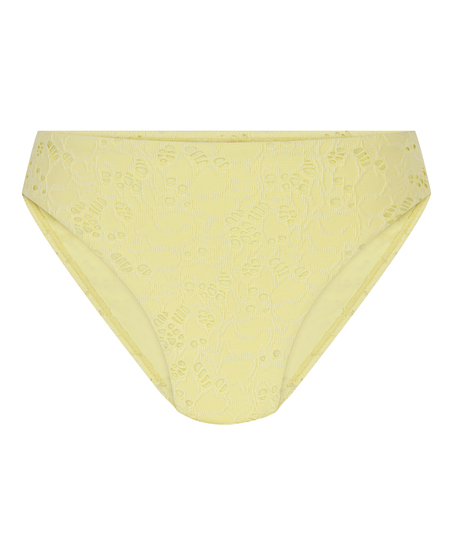 Bas de bikini Crochet, Jaune