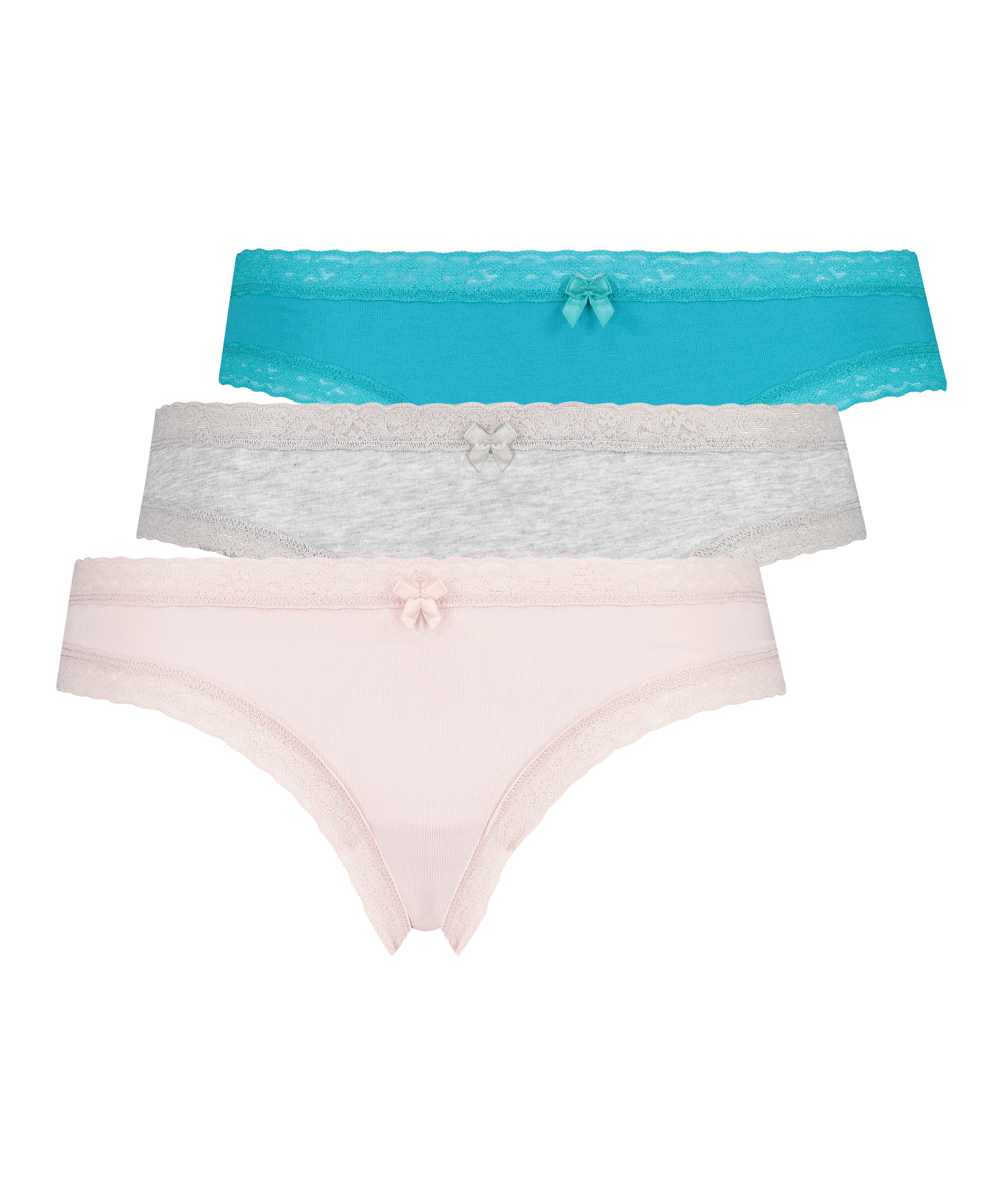 Lot de 3 brésiliens Serenity, Bleu, main